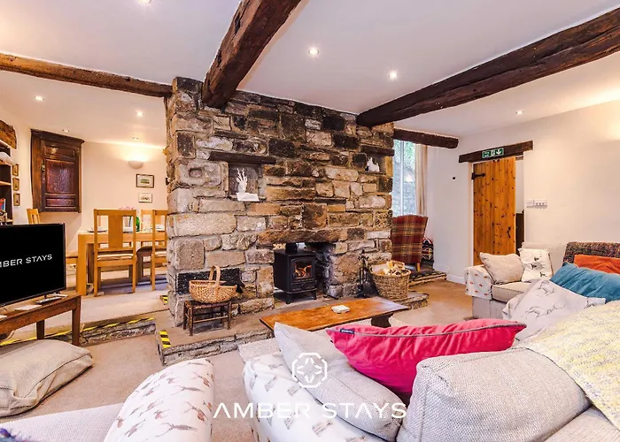 Sunny Side Barn In North Yorkshire By Amber Perfect For Big Groups And Leisure Stays, Sleep 8 And Parking Hébergement de vacances *